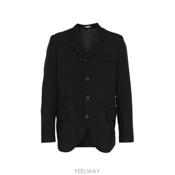 26 FW 꼼데가르송 크리즈 이펙트 버튼 업 블레이저 DRJ024051 TP460292497