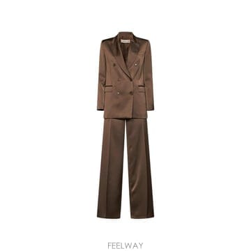 | Other Brand | 26 FW Blanca Vita double breasted peak lapel trousers suit T26 FW Blanca Vita double breasted peak lapel trousers 