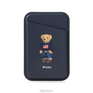 26 FW 폴로 랄프로렌 폴로 베어 레더 카드홀더 405P16244001 TP460288623