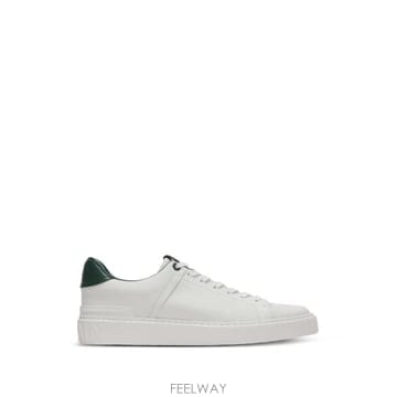 26 FW 발망 B코트 스무스 레더 스니커즈 HM1VI288LVTR TP455157596
