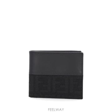[A94]펜디 7M0169B139F0QA1 남성 지갑 카드지갑 FENDI FENDI Leather Bi Fo