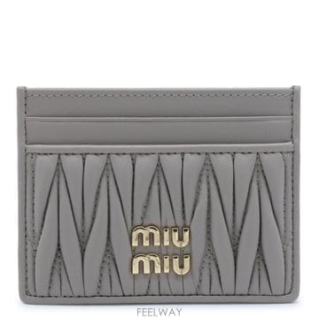 Miu Miu [S27]�̿�̿� 5MC076AFPPF0D32 ���� ī�� ������ �������� ���� �������� �ΰ� GREY LEA[S27]�̿�̿� 5MC076AFPPF0D32 ���� ī�� ������ ������