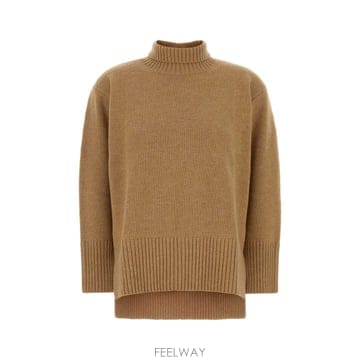 [X45]캘빈클라인 LV044H326G YNO 여성 스웨터 니트 가디건 Camel wool sweater