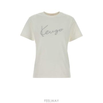 Kenzo [X45]���� FH52TS2004SG 02 ���� Ƽ���� �μҸ� ž ���� White cotton t shirt[X45]���� FH52TS2004SG 02 ���� Ƽ���� �μҸ� ž ���� W