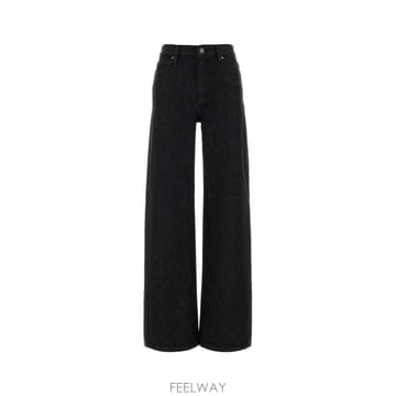 Tory Burch [X45]�丮��ġ 185595 005 ���� ���� û���� �� ������ Black denim wide leg je[X45]�丮��ġ 185595 005 ���� ���� û���� �� ������ Bl