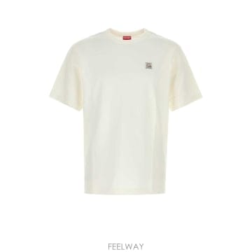 [X45]겐조 FH55TS2064SG 02 남성 티셔츠 민소매 탑 White cotton t shirt