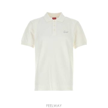 Kenzo [X45]���� FH55PO1014PU 02 ���� ���� ���ɼ��� White piquet polo shirt[X45]���� FH55PO1014PU 02 ���� ���� ���ɼ��� White piq