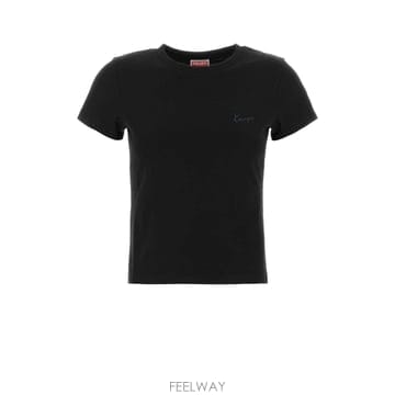 Kenzo [X45]���� FH52TS1014SG 99J ���� Ƽ���� �μҸ� ž ���� Black cotton t shir[X45]���� FH52TS1014SG 99J ���� Ƽ���� �μҸ� ž ���� 