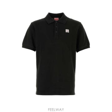 Kenzo [X45]���� FH55PO1004PU 99J ���� ���� ���ɼ��� Black piquet polo shirt[X45]���� FH55PO1004PU 99J ���� ���� ���ɼ��� Black pi