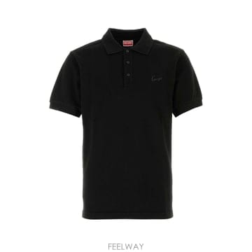 Kenzo [X45]���� FH55PO1014PU 99J ���� ���� ���ɼ��� Black piquet polo shirt[X45]���� FH55PO1014PU 99J ���� ���� ���ɼ��� Black pi