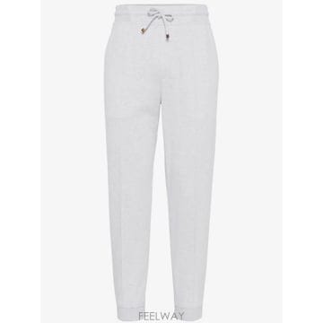 26 FW 브루넬로 쿠치넬리 로고 프린트 트랙팬츠 MM8363211GCW584 TP460325101