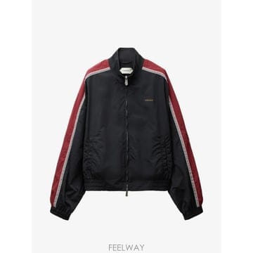 26 FW 베르사체 로고 자수 나일론 블루종 10254681A17589 TP460320980