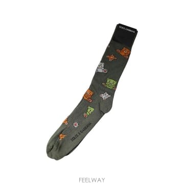 26 FW 돌체앤가바나 DG 베어 패턴 양말 GX130T TP460317917