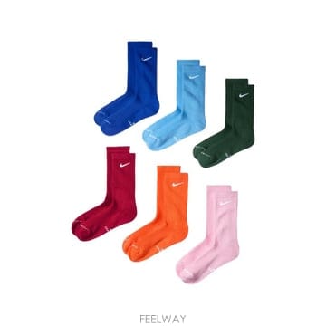 Nike 26 FW ����Ű Everyday Elevated socks  set of six  HQ8021 TP460326 FW ����Ű Everyday Elevated socks  set of six  HQ80