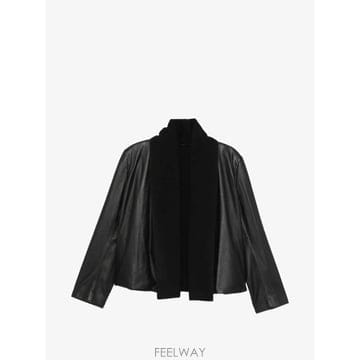 26 FW 토템 레더 숄 라펠 재킷 264WRZ0060LE0236001 TP460338588