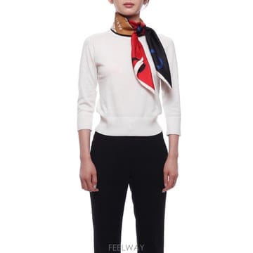 26FW 여성 실크 트윌 스카프 (2AW902R45 GGT3 26F)