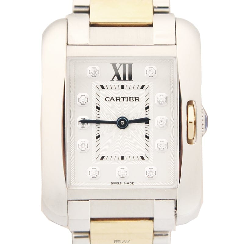 Cartier [��������] Cartier ��쿡 ��ũ �ױ۷��� 11P���̾� ���ΰ��18K �޺� �ð� Ǯ��[��������] Cartier ��쿡 ��ũ �ױ۷��� 11P���̾� ��