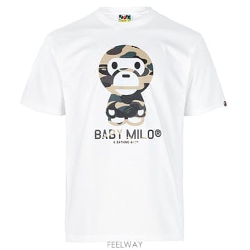 Bape ������ ȭ��Ʈ ���ο� �۽�Ʈ ī�� ���̺� ���Ϸ� Ƽ���� 002TEM301006M WHITE YELLOW������ ȭ��Ʈ ���ο� �۽�Ʈ ī�� ���̺� ���Ϸ� Ƽ���� 