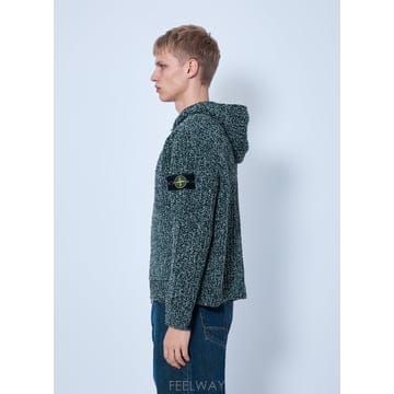 26 F/W 스톤 아일랜드 니트 집업 후드 L2S155100065 S B0112324397