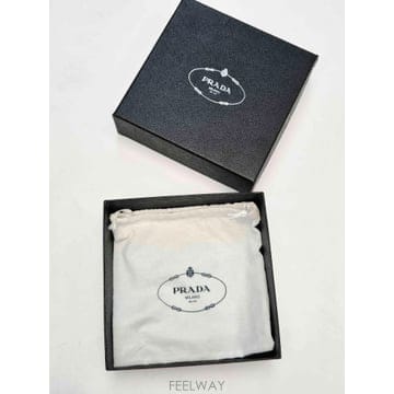 프라다 PRADA 정품 벨트박스 더스트백 세트 / 블랙 패키징