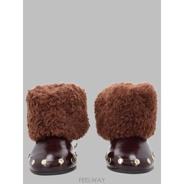 26 F/W 가니 STIVALETTO JENNY 콘 BORCHIE D B0042511795
