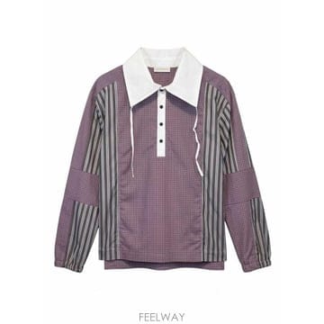 Dries Van Noten 26FW �帮�� �� ��ư ���� ���� 2620207384063 PURPLE 40126FW �帮�� �� ��ư ���� ���� 2620207384063 PURPLE 401