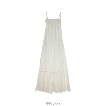 26SS 생로랑 원피스 831331Y7K36 9601 White