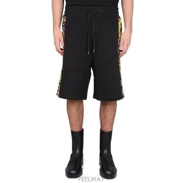 (해외배송) 베르사체 Versace Jeans Couture 드로스트링 버뮤다 쇼츠 74GAD3C0FS063