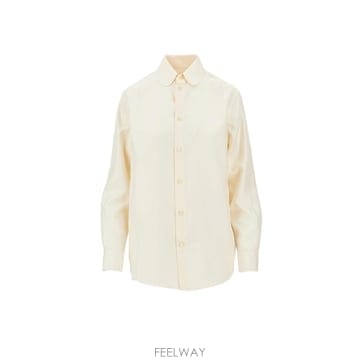 인더샵 Loro Piana 로로피아나 아이보리 셔츠   블라우스