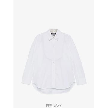 당일배송 쟈크뮈스 로고 자수 코튼 셔츠