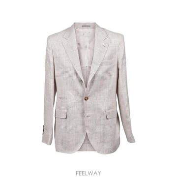 Brunello Cucinelli ���Ϲ�� ���ڷ� ��ġ�ڸ� üũ ���� �̱� �극��Ƽ�� ��Ʈ���Ϲ�� ���ڷ� ��ġ�ڸ� üũ ���� �̱� �극��Ƽ�� 