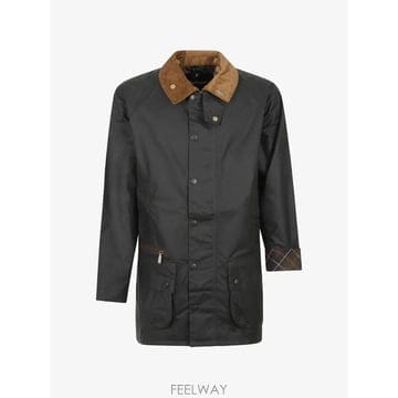당일배송 바버 보포트 코듀로이 칼라 코트
