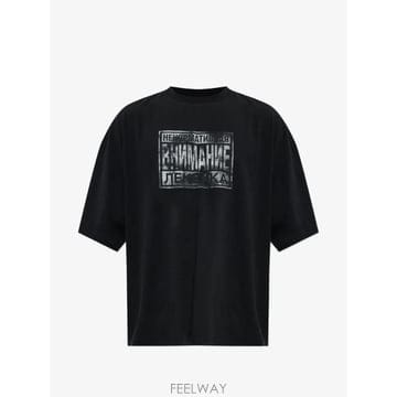 Vetements ���Ϲ�� ��Ʈ�� ���ΰ� ����Ʈ ��ư Ƽ�������Ϲ�� ��Ʈ�� ���ΰ� ����Ʈ ��ư Ƽ����