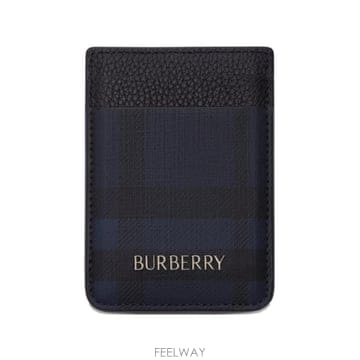 당일배송 버버리 시티 체크 마그네틱 카드 케이스