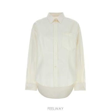26SS 발렌시아가 클래식 셔츠 872318TUM18 9000 White