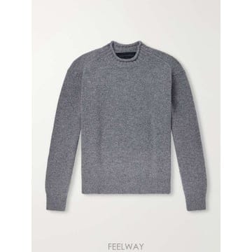 AARON LEVINE FLECKED 메리노 울 스웨터 Merino B0082520837