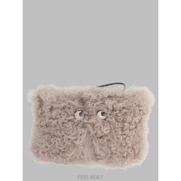 Anya Hindmarch 26FW �Ⱦ����帶ġ Ŭ��ġ �Ŀ�ġ 210461 LIGHTGREY DOVE26FW �Ⱦ����帶ġ Ŭ��ġ �Ŀ�ġ 210461 LIGHTGREY DOVE