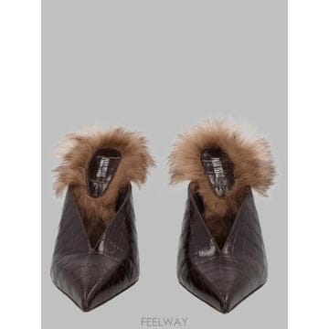 26FW 파리텍사스 힐 펌프스 PX2093 XCOFLEBANO NATURAL BROWN