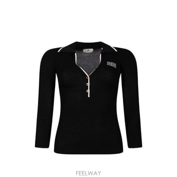 Elisabetta Franchi 26FW �����ں�Ÿ����ġ ���� Ƽ���� MK17B66E2 685 BLACK26FW �����ں�Ÿ����ġ ���� Ƽ���� MK17B66E2 685 BLACK