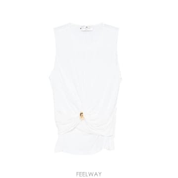 Elisabetta Franchi 26SS �����ں�Ÿ����ġ �μҸ� Ƽ���� TO03761E2 360 AVORIO26SS �����ں�Ÿ����ġ �μҸ� Ƽ���� TO03761E2 360 AVOR