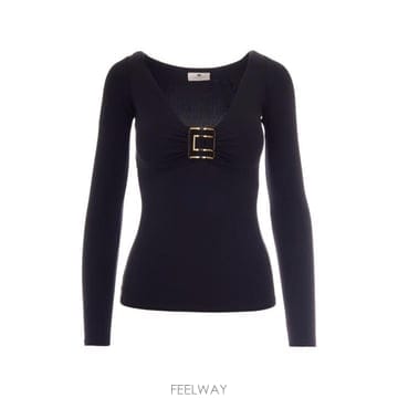 Elisabetta Franchi 26FW �����ں�Ÿ����ġ ������ MD00567E2 110 BLACK26FW �����ں�Ÿ����ġ ������ MD00567E2 110 BLACK