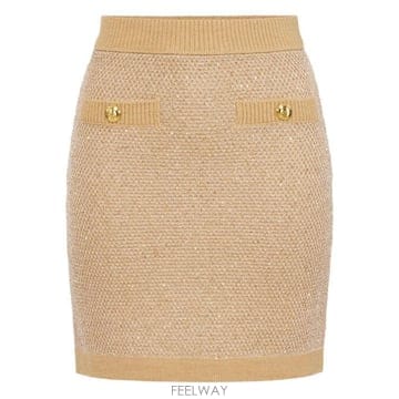Elisabetta Franchi 25FW �����ں�Ÿ����ġ �̵� ��ĿƮ GK23T57E2 EA2 BEIGE25FW �����ں�Ÿ����ġ �̵� ��ĿƮ GK23T57E2 EA2 BEIGE