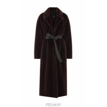 26FW 핑코 코트 107168 A3FKL72 BROWN
