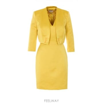 26SS 엘리자베타프랜치 미디 원피스 TB00161E2 EV4 YELLOW