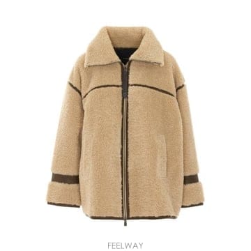 26FW 핑코 무스탕 107165 A3FJZL3 Beige