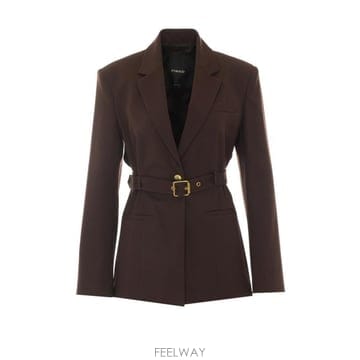 26FW 핑코 수트 자켓 107864 A3MSM04 BROWN