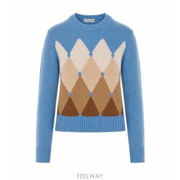 26FW 발렌타인 스웨터 B1P652 5K00893028 BLUE