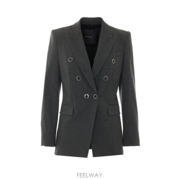 26FW 핑코 수트 자켓 107438 A3AHI76 GREY