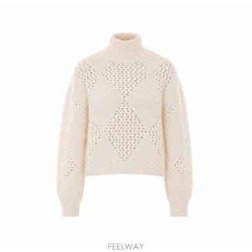 26FW 발렌타인 터틀넥 B1P892 3W06710144 WHITE
