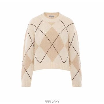 26FW 발렌타인 스웨터 B1P897 3W05898135 BEIGE